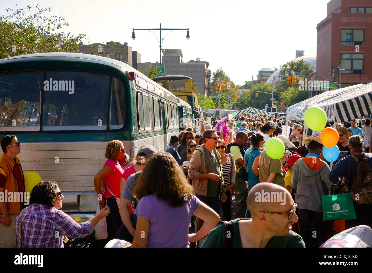New York Transit Museum bus Stockfoto