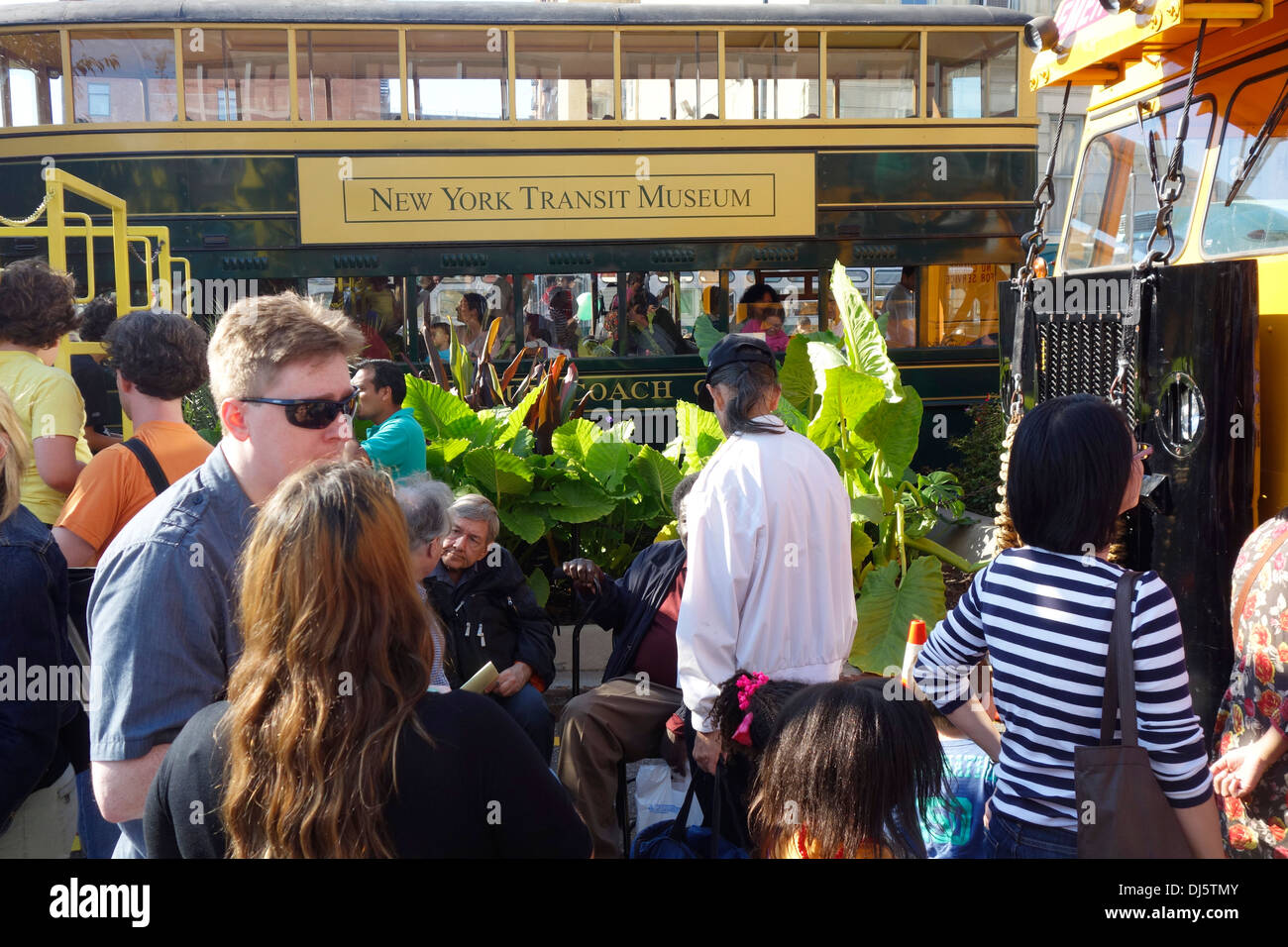 New York Transit Museum bus Stockfoto