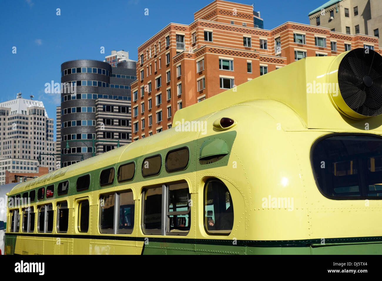 New York Transit Museum bus Stockfoto