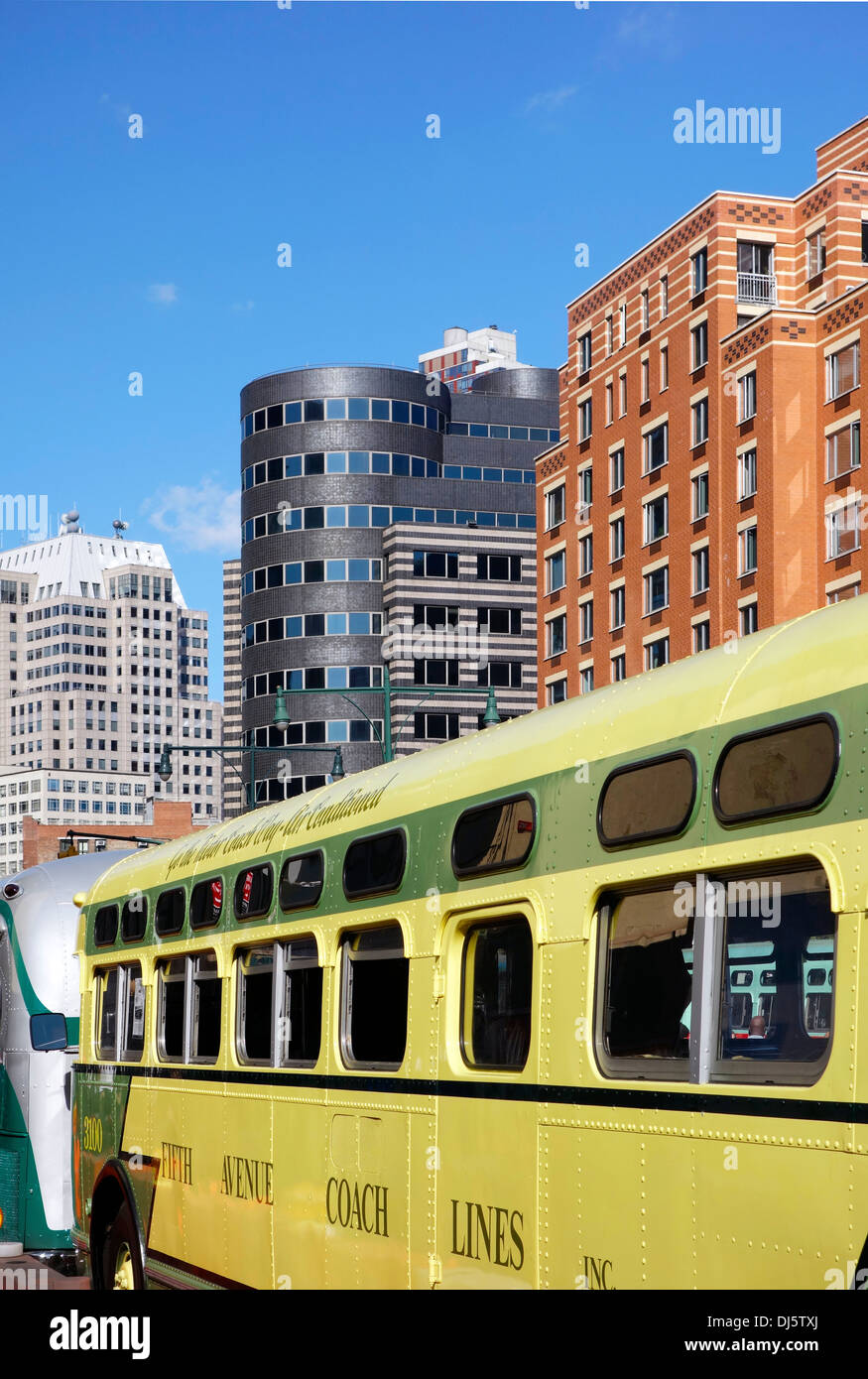 New York Transit Museum bus Stockfoto
