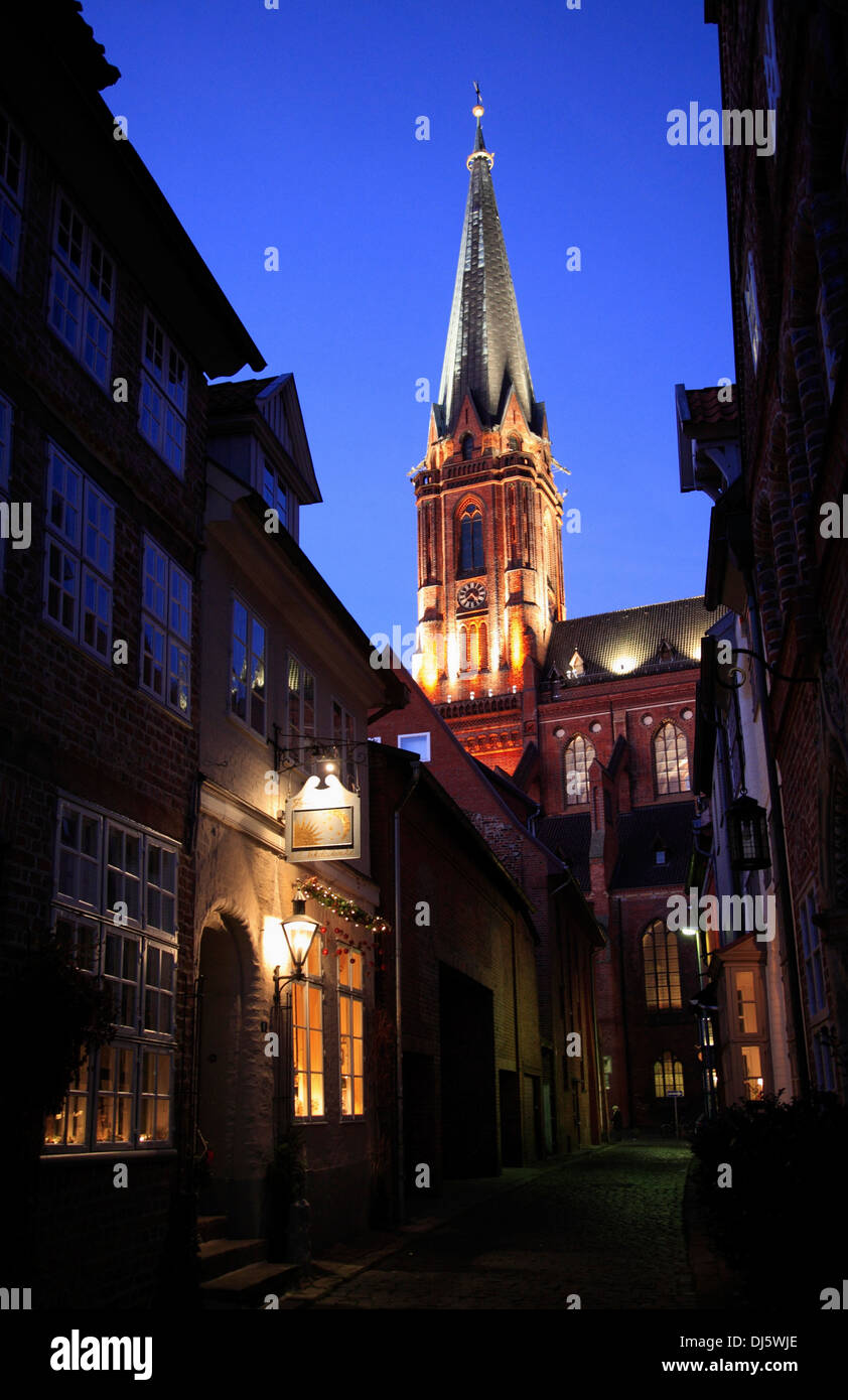 Nikolaikirche, Nikolaichurch, Lüneburg, Lüneburg, Niedersachsen, Deutschland Stockfoto
