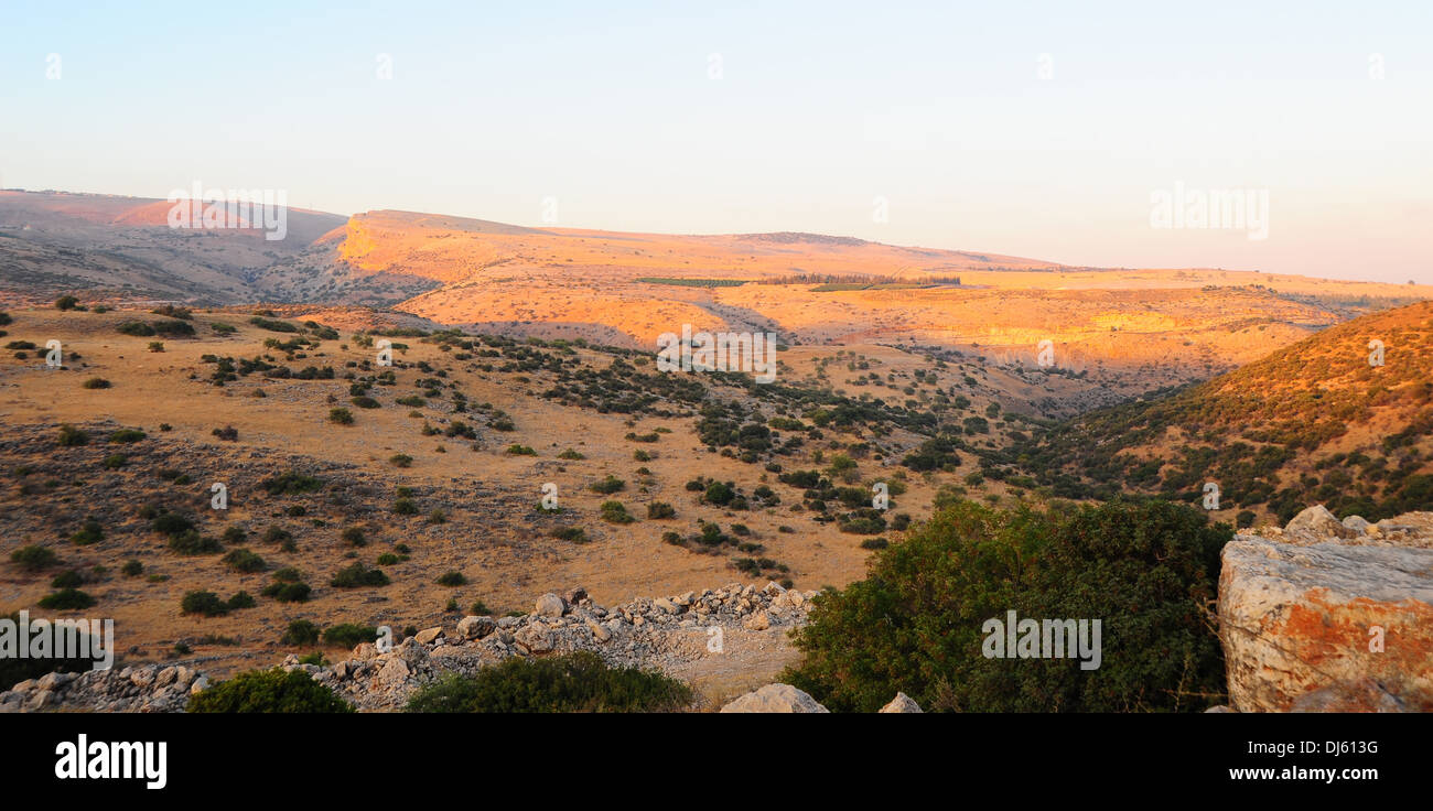 Galiläa Berge Stockfoto