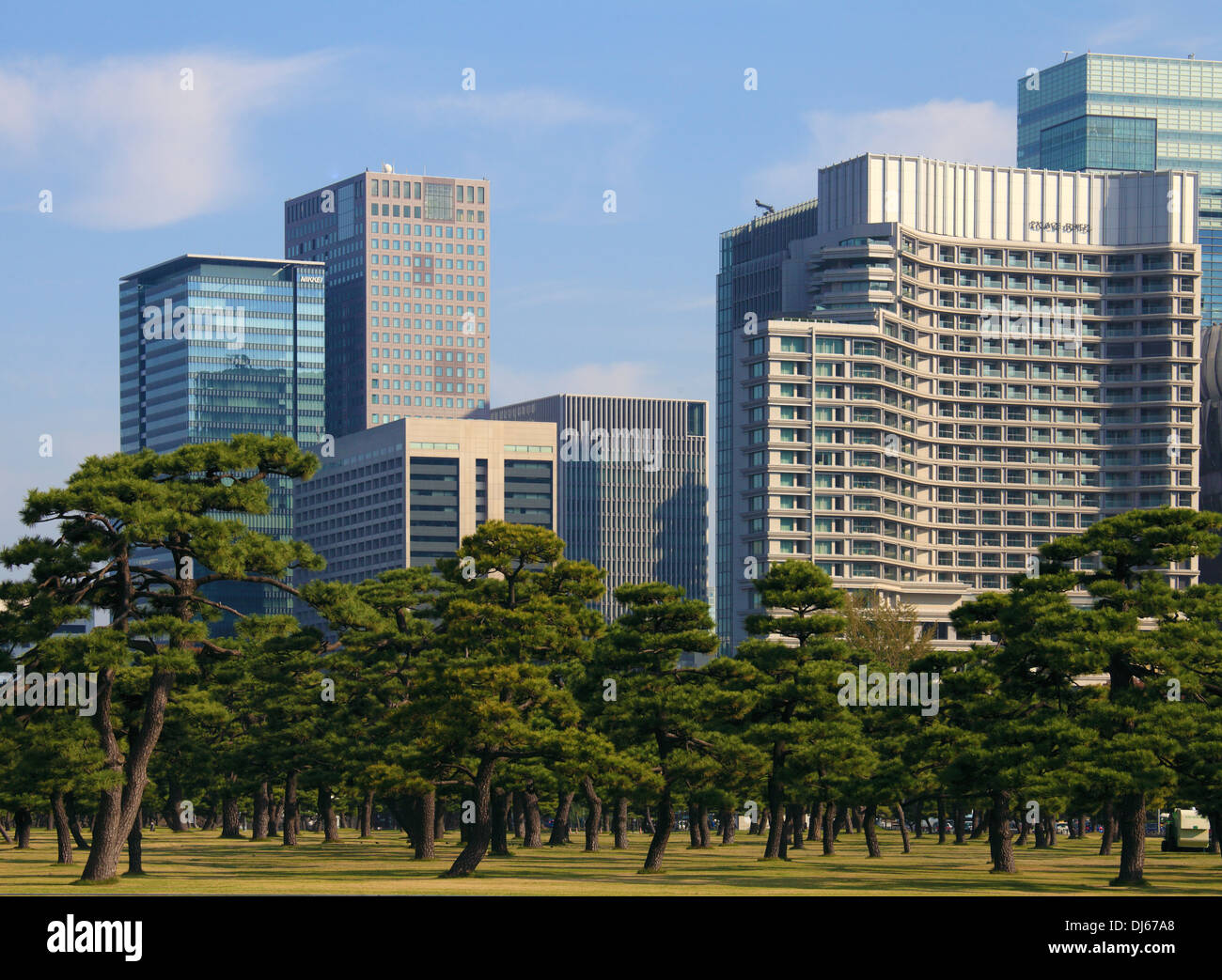 Japan, Tokio, Marunouchi, Geschäftsviertel, Skyline, Stockfoto