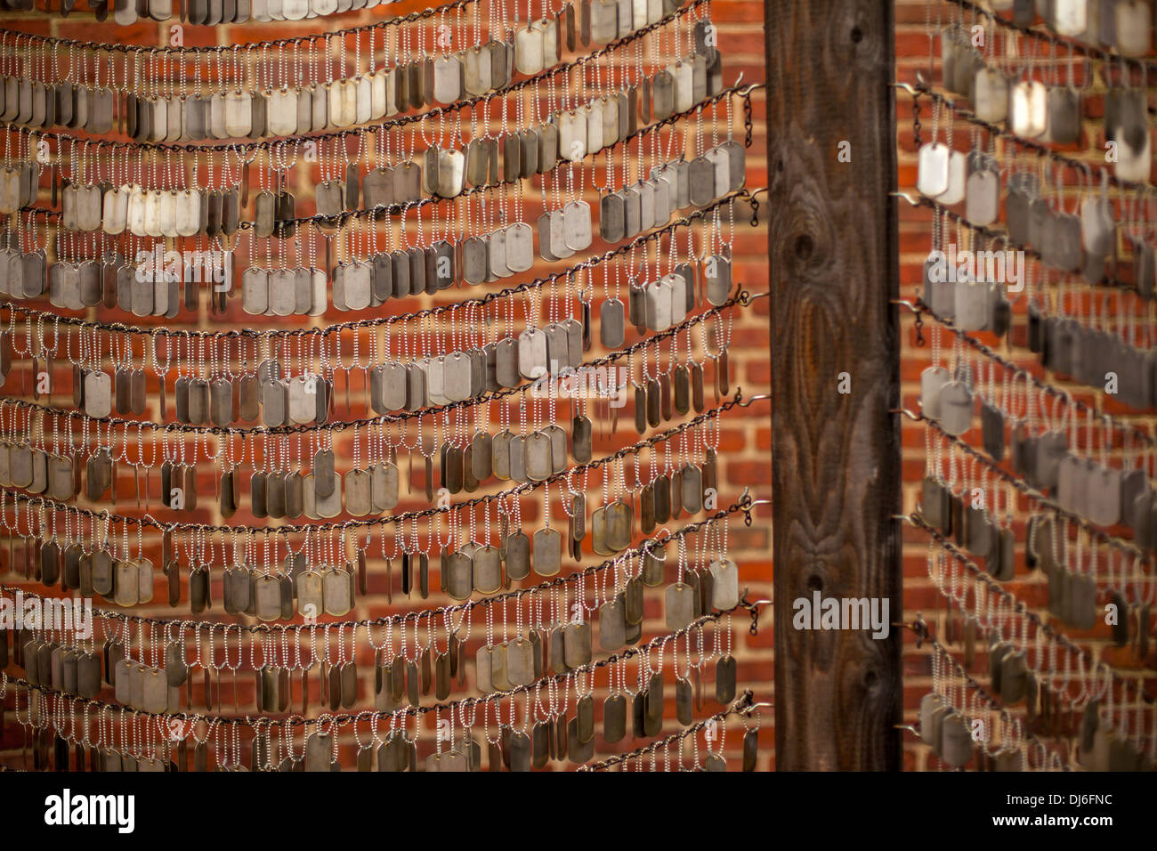 Dog Tag Garten, Boston, MA Stockfoto