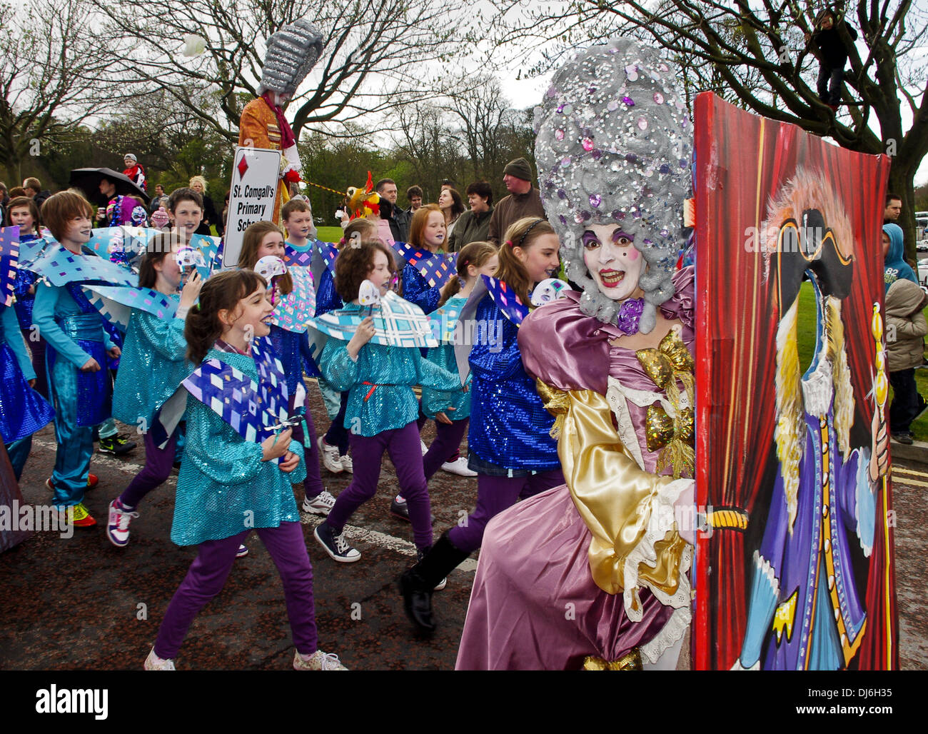 Ostern Karneval Parade Stockfoto