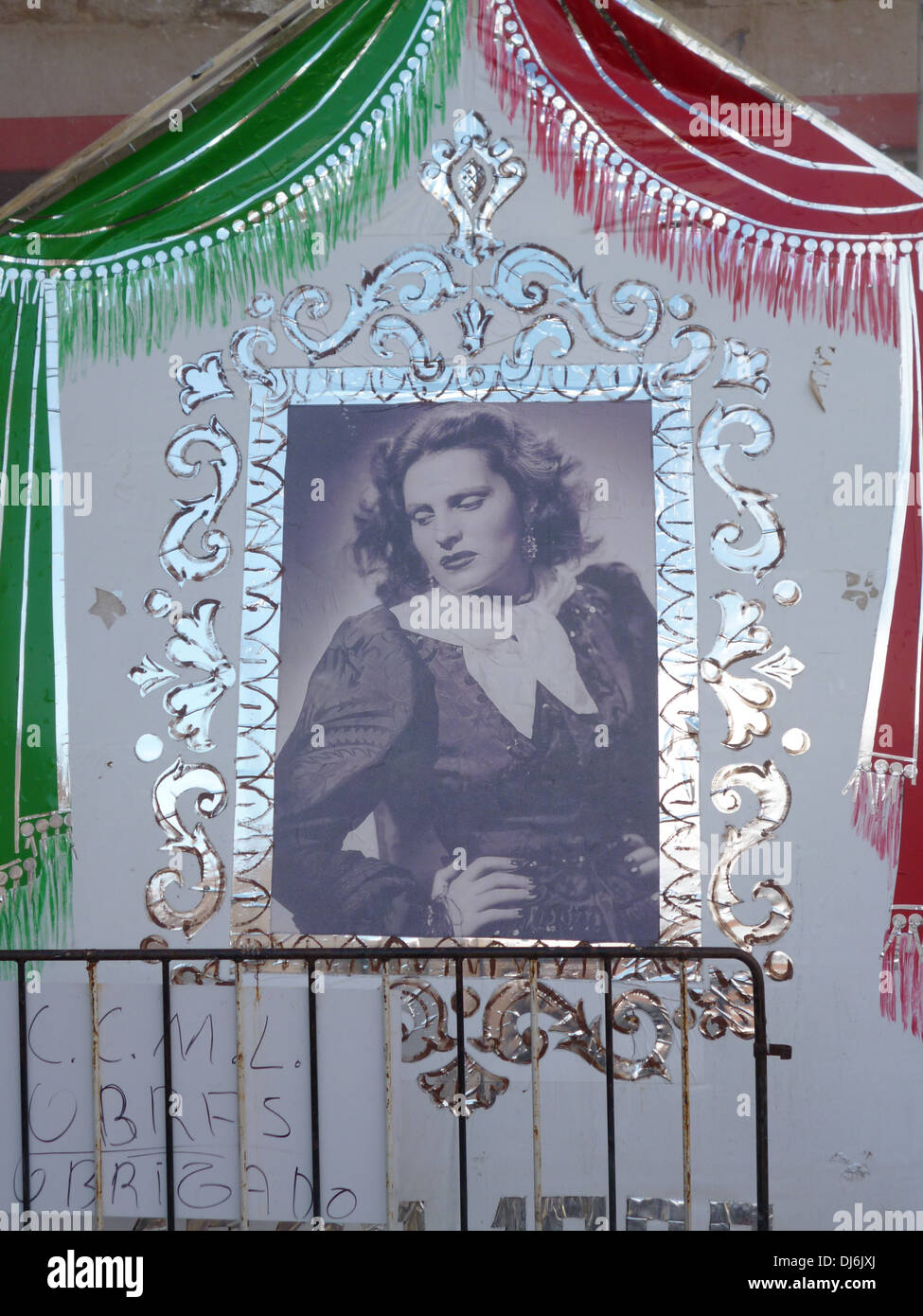 Ingrid Bergman Filmstars Wandbild Hollywood Symbole Stockfoto