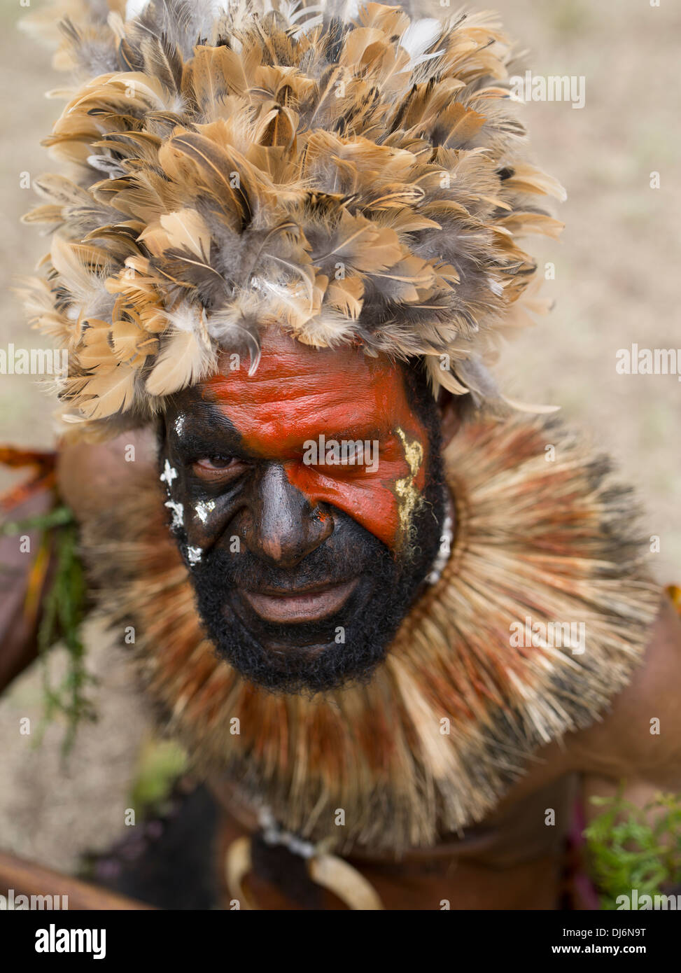 Yuntapa Kalsa Singsing Group, Yonki, Eastern Highlands Province - Goroka Show, Papua New Guinea Stockfoto