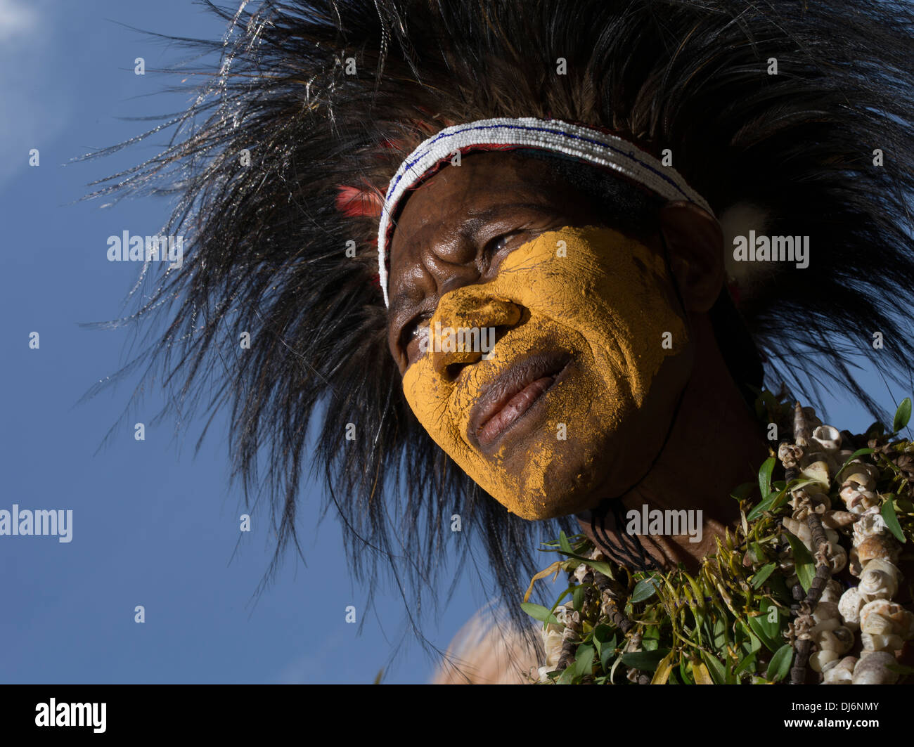 Omena Singsing Group, Provinz Eastern Highlands - Goroka Show, Papua New Guinea Stockfoto