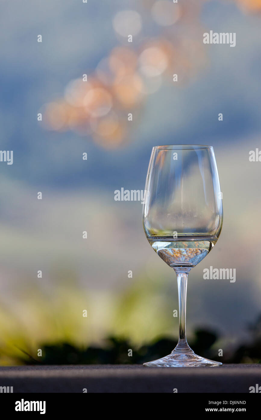 Südafrika. Weinprobe im Delaire Graff Estate Winery, in der Nähe von Stellenbosch. Stockfoto