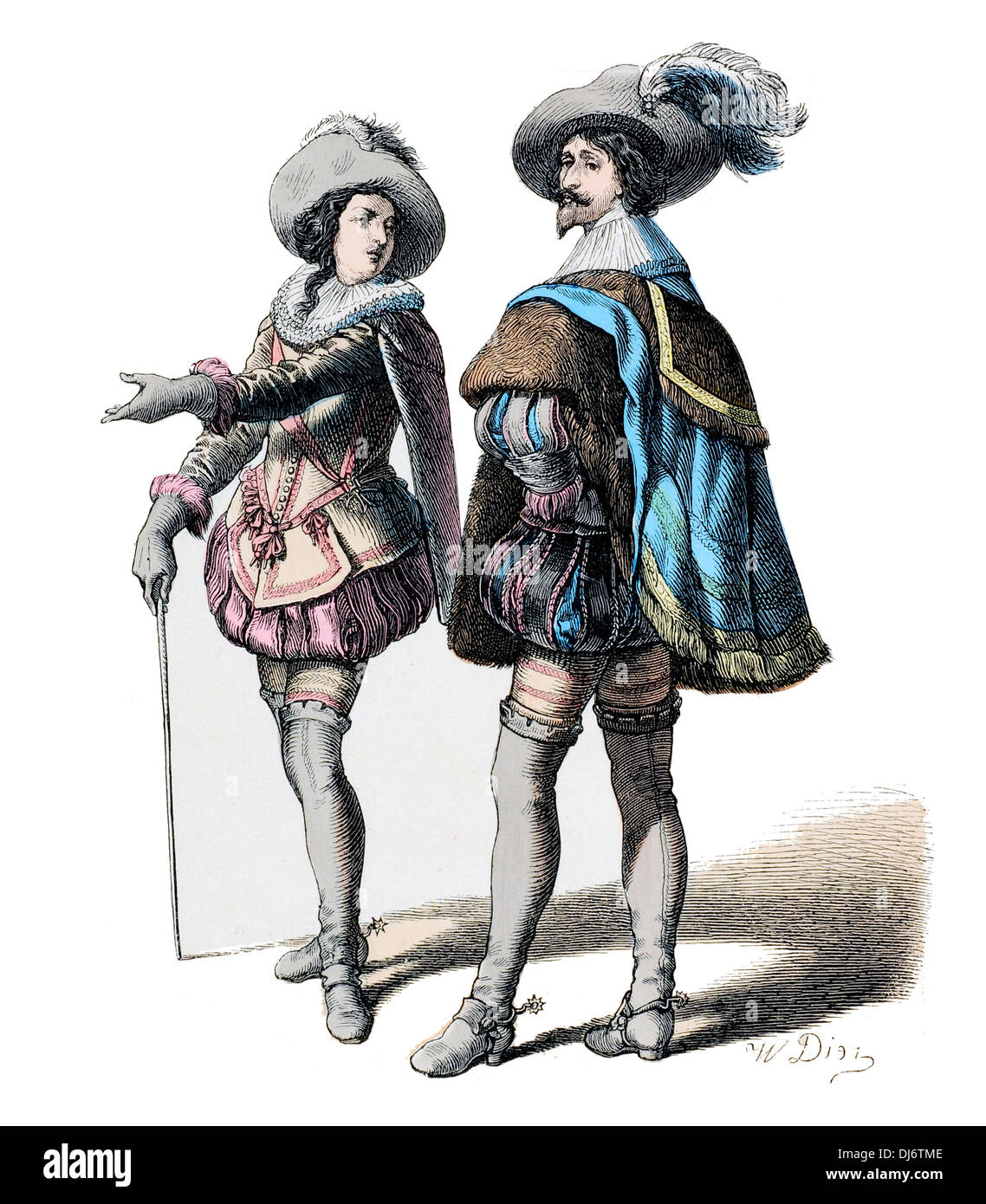Kavallerie Frankreich 17. Jahrhundert Stockfoto