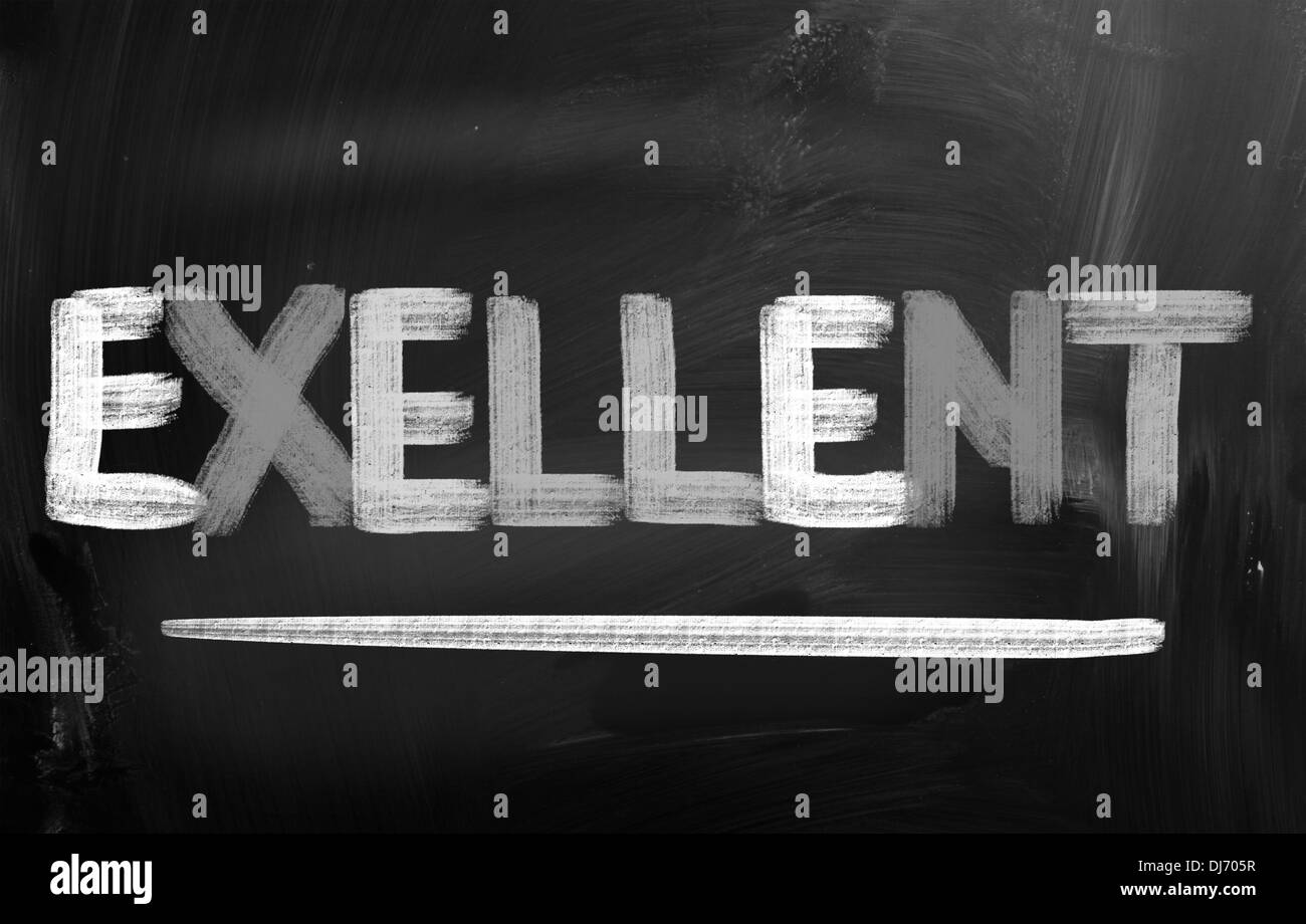 Ausgezeichnetes Konzept Stockfoto