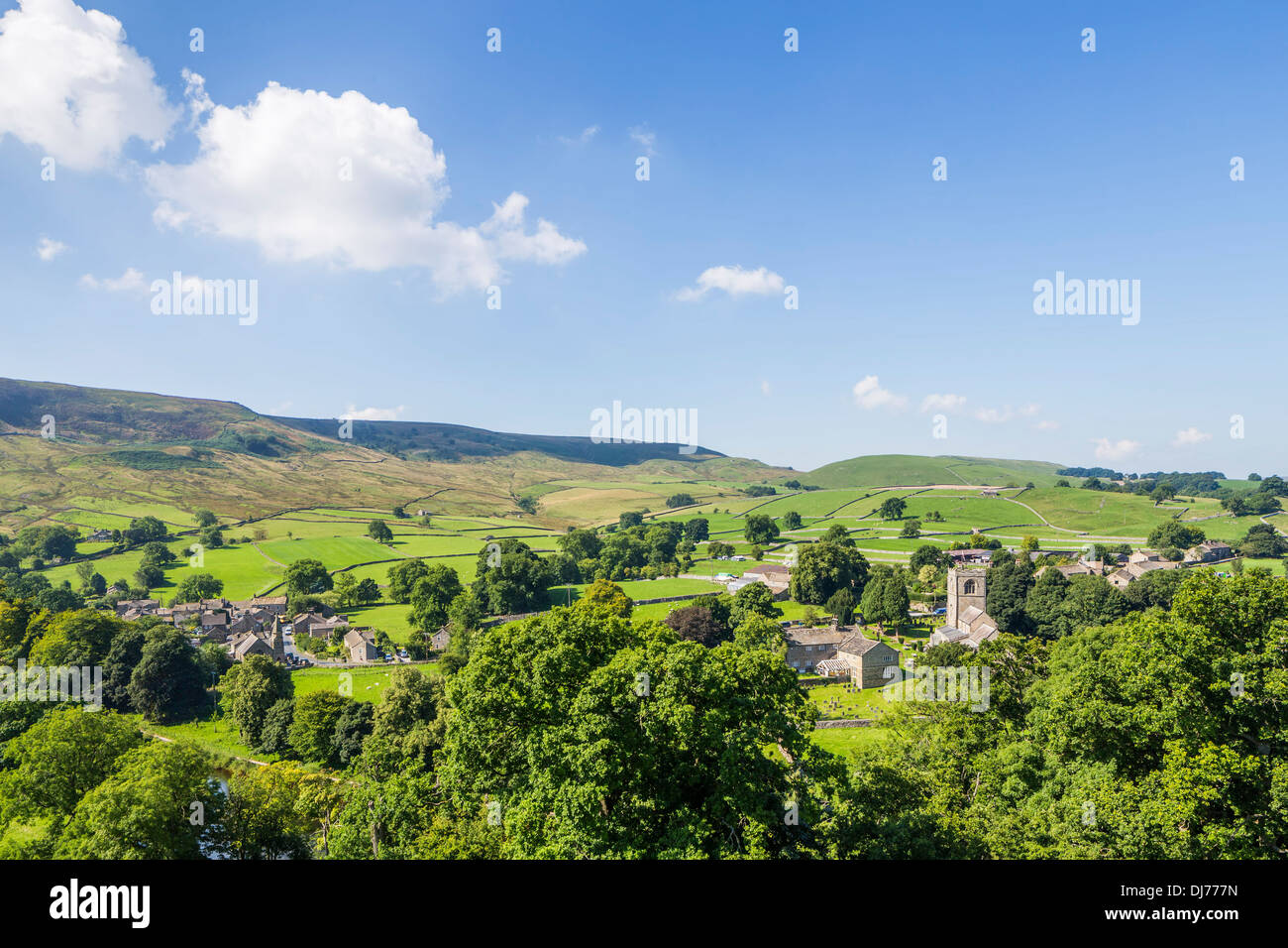 Burnsall in Wharfedale, North Yorkshire. Stockfoto