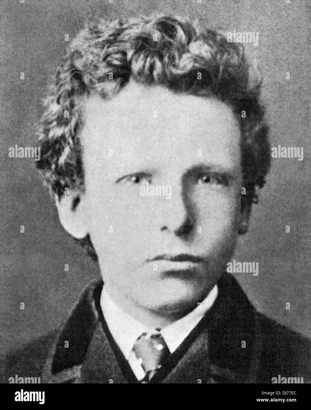 Vincent Van Gogh mit 13 Jahren Stockfoto