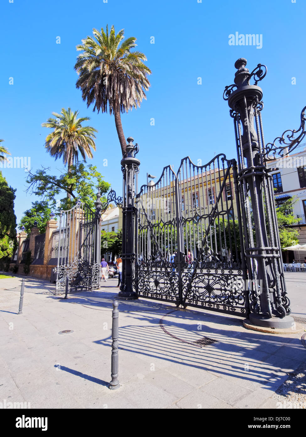 Königliche Tabakfabrik in Sevilla - jetzt an der Universität Sevilla, Andalusien, Spanien Stockfoto