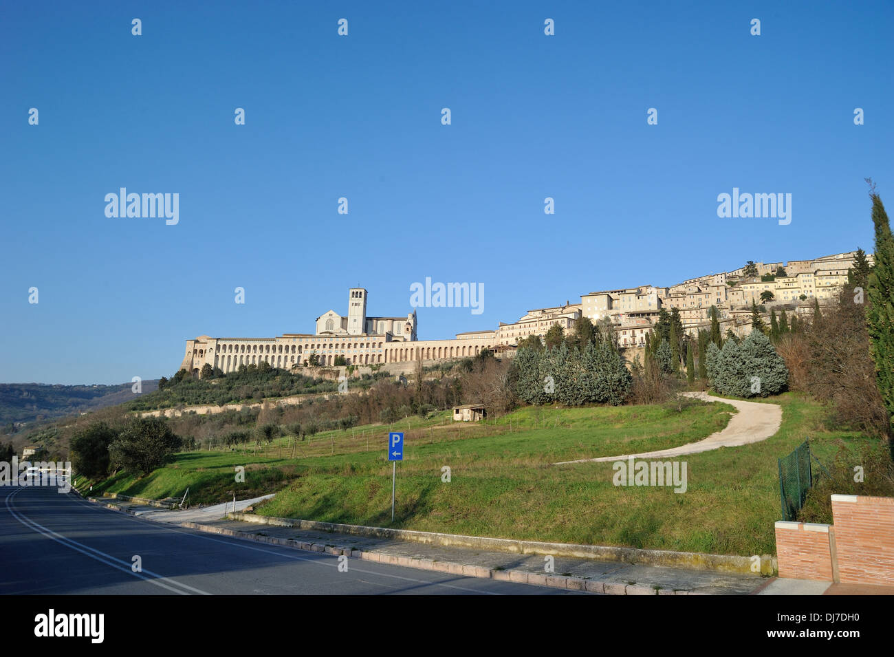 San Francesco in Assisi, Italien Stockfoto