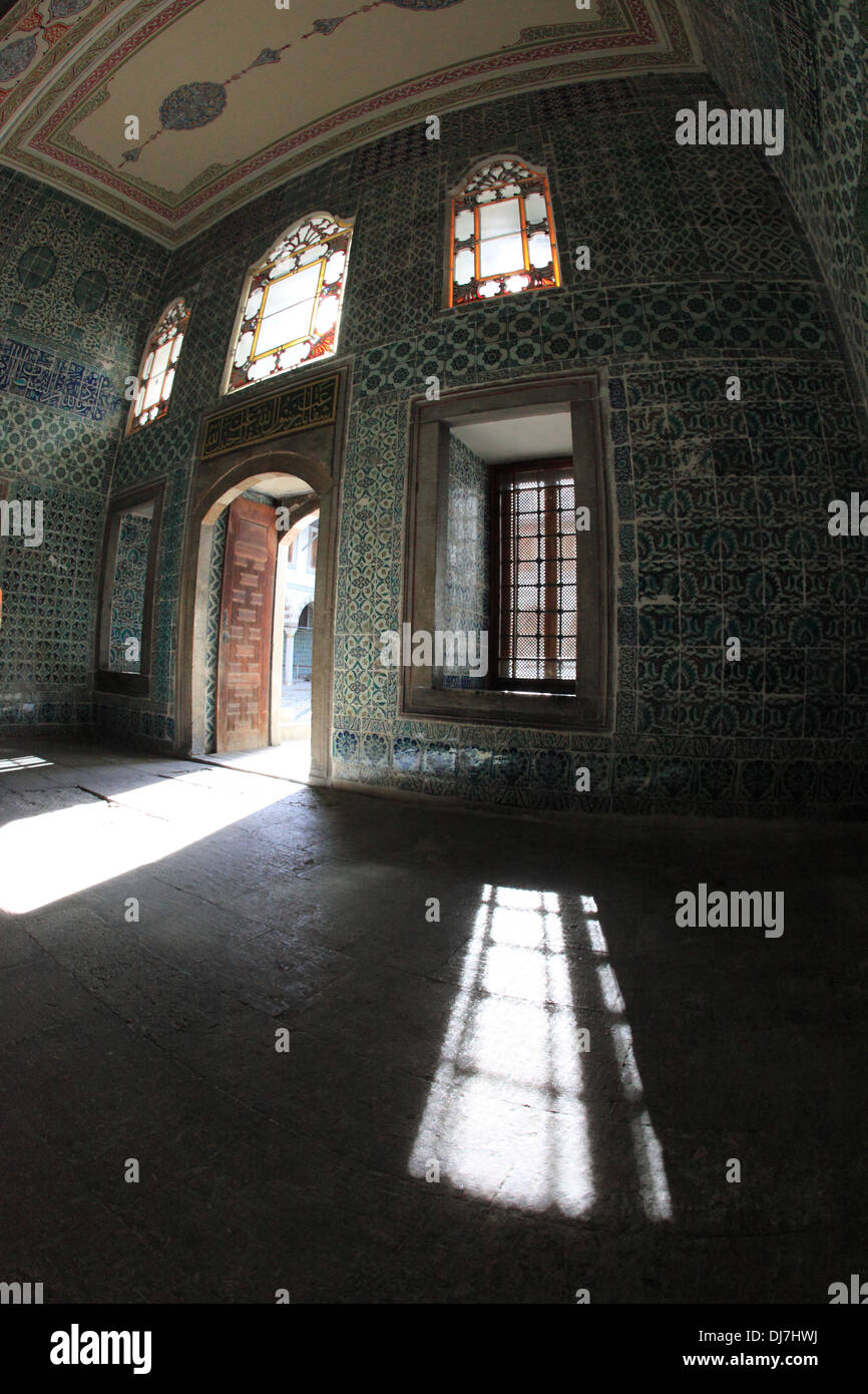 Die prächtigen Eléctrica der Nebenfrau Viertel im Topkapi Palast in Istanbul, Türkei Stockfoto