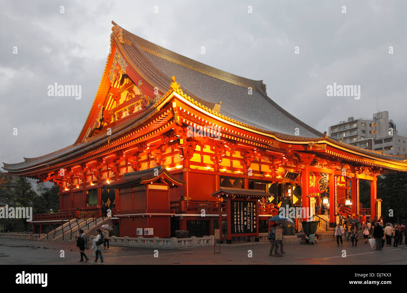 Japan, Tokio, Asakusa, Sensoji-Tempel, Stockfoto