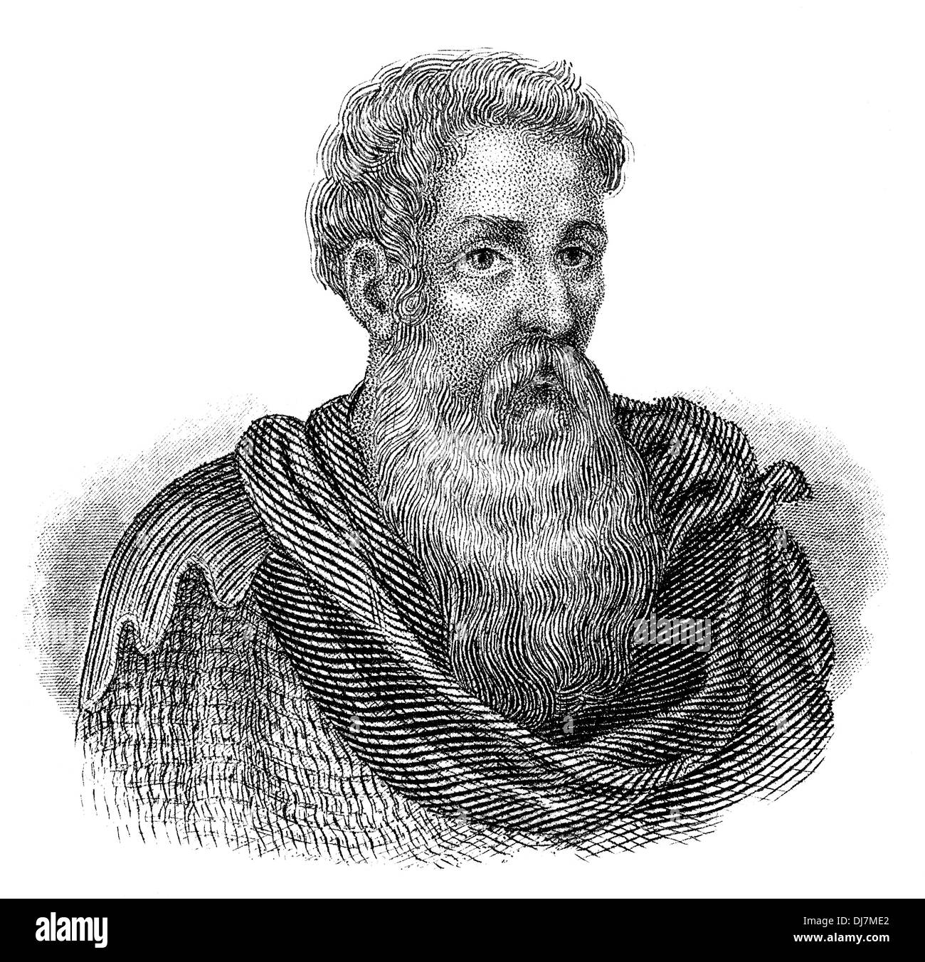 Andrea Doria oder D'Oria, 1466-1560, eine italienische Condottiero und Admiral von Genua, Doge von Genua Stockfoto