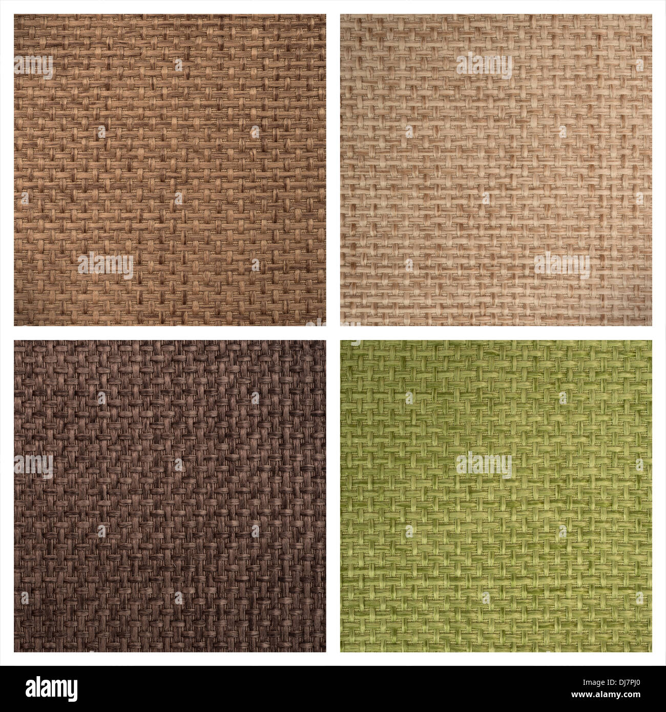 Set von vier Textil-Hintergründen. High-Definition. Stockfoto