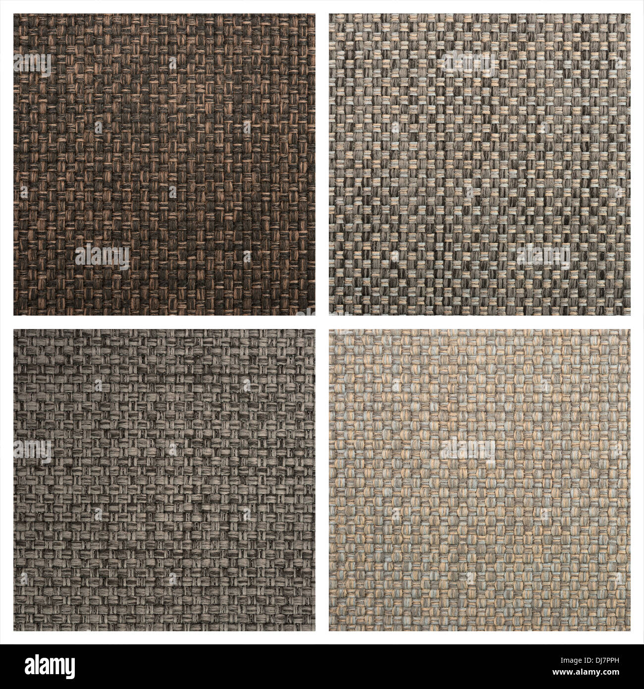 Set von vier Textil-Hintergründen. High-Definition. Stockfoto