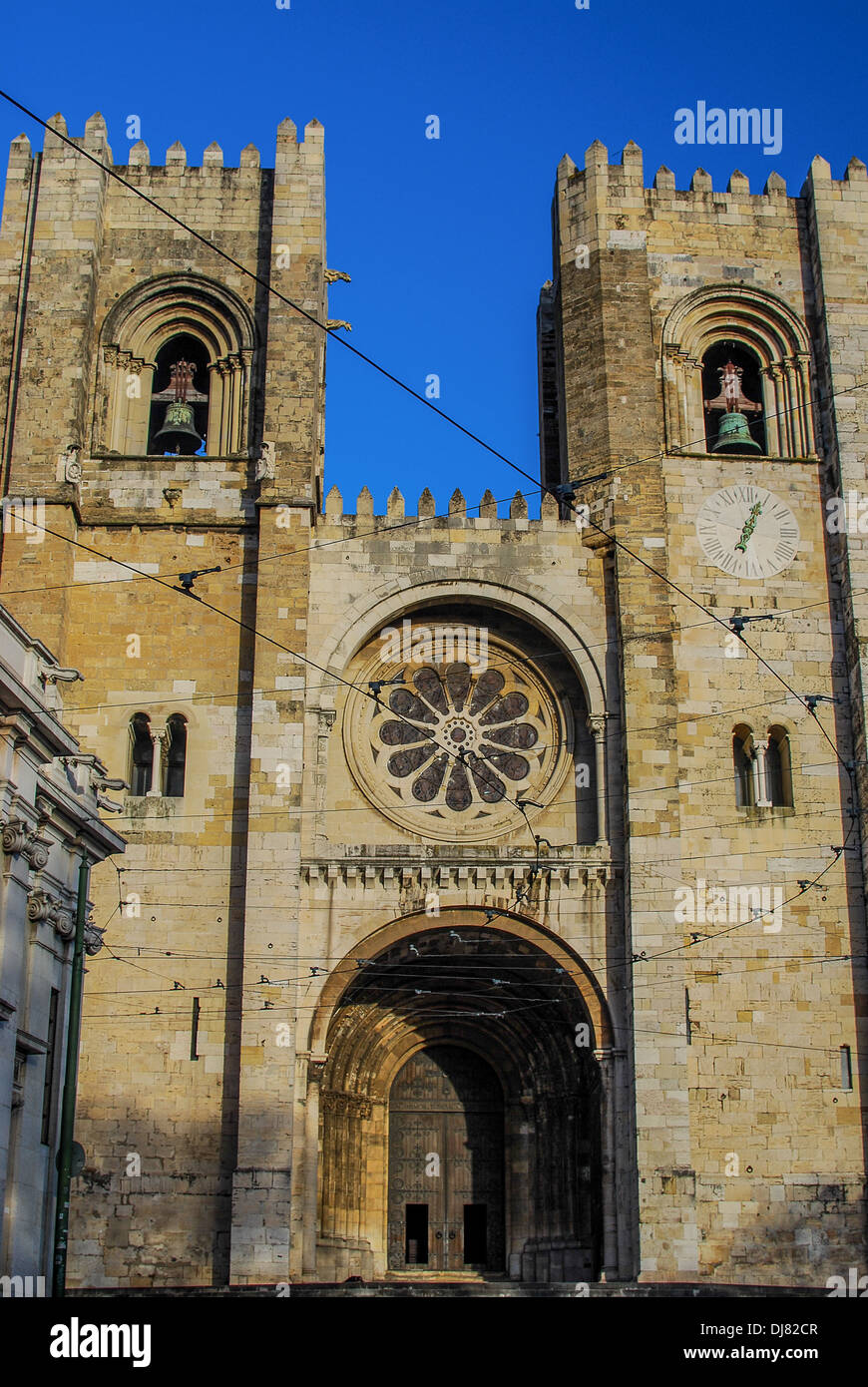 Santa Maria Maior de Lisboa Lissabon Stockfoto