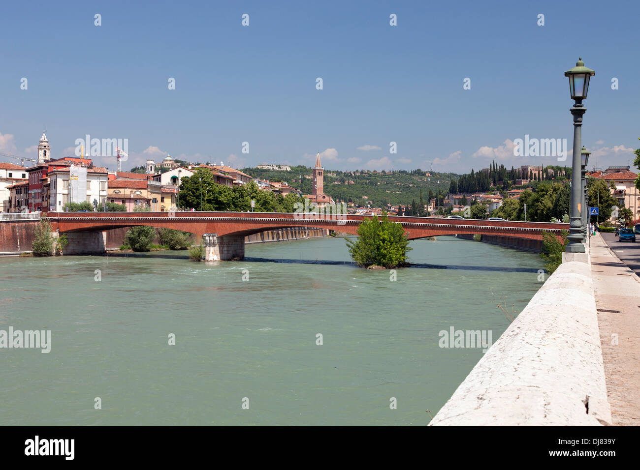 Etsch in Verona Stockfoto