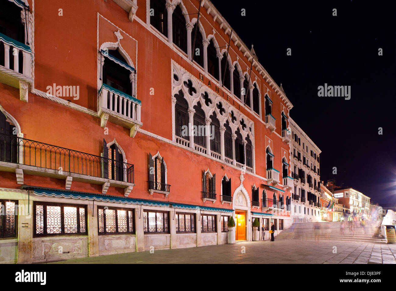 Uferpromenade Riva Degli Schiavoni in Venedig, Italien Stockfoto