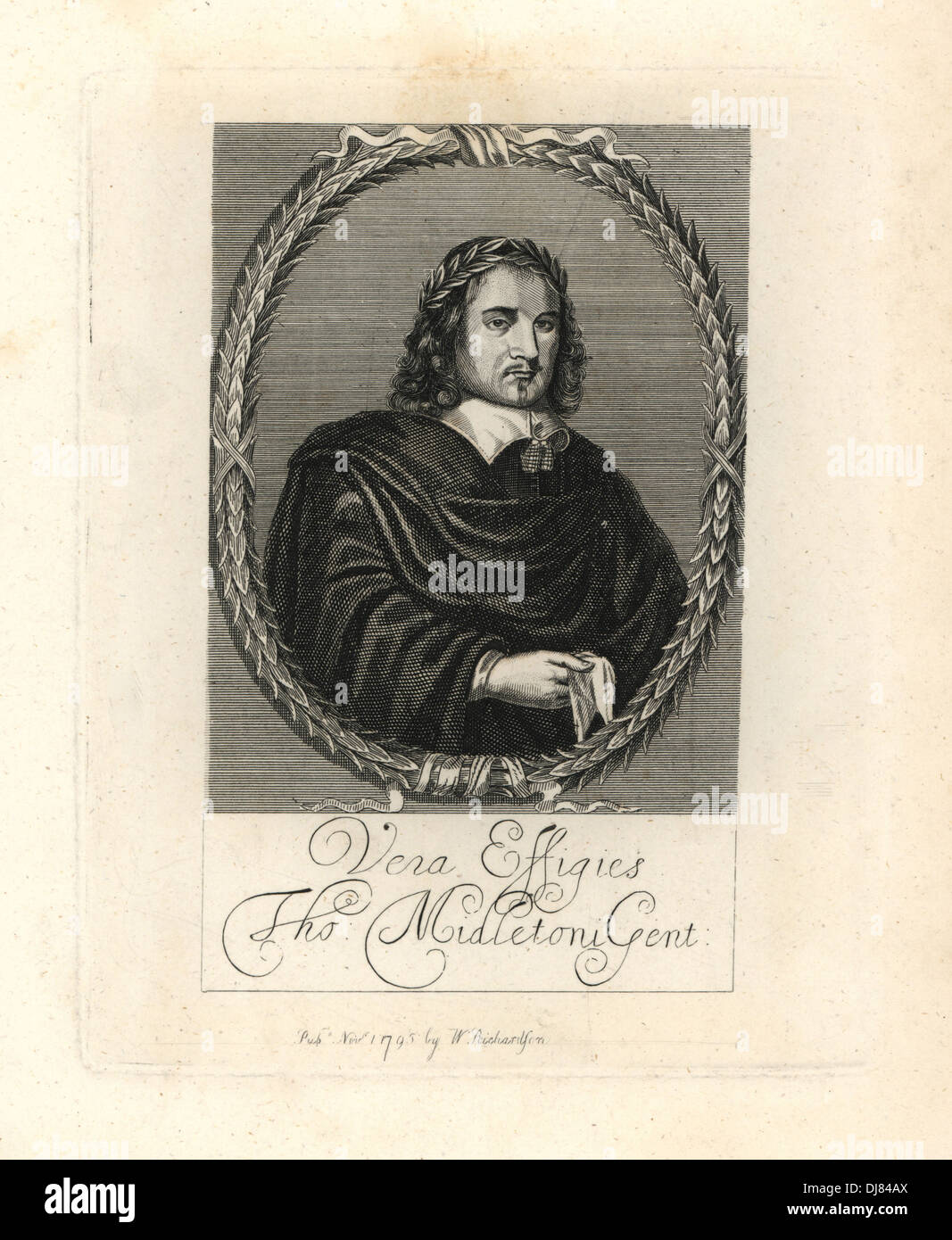 Thomas Middleton, Dichter. Stockfoto