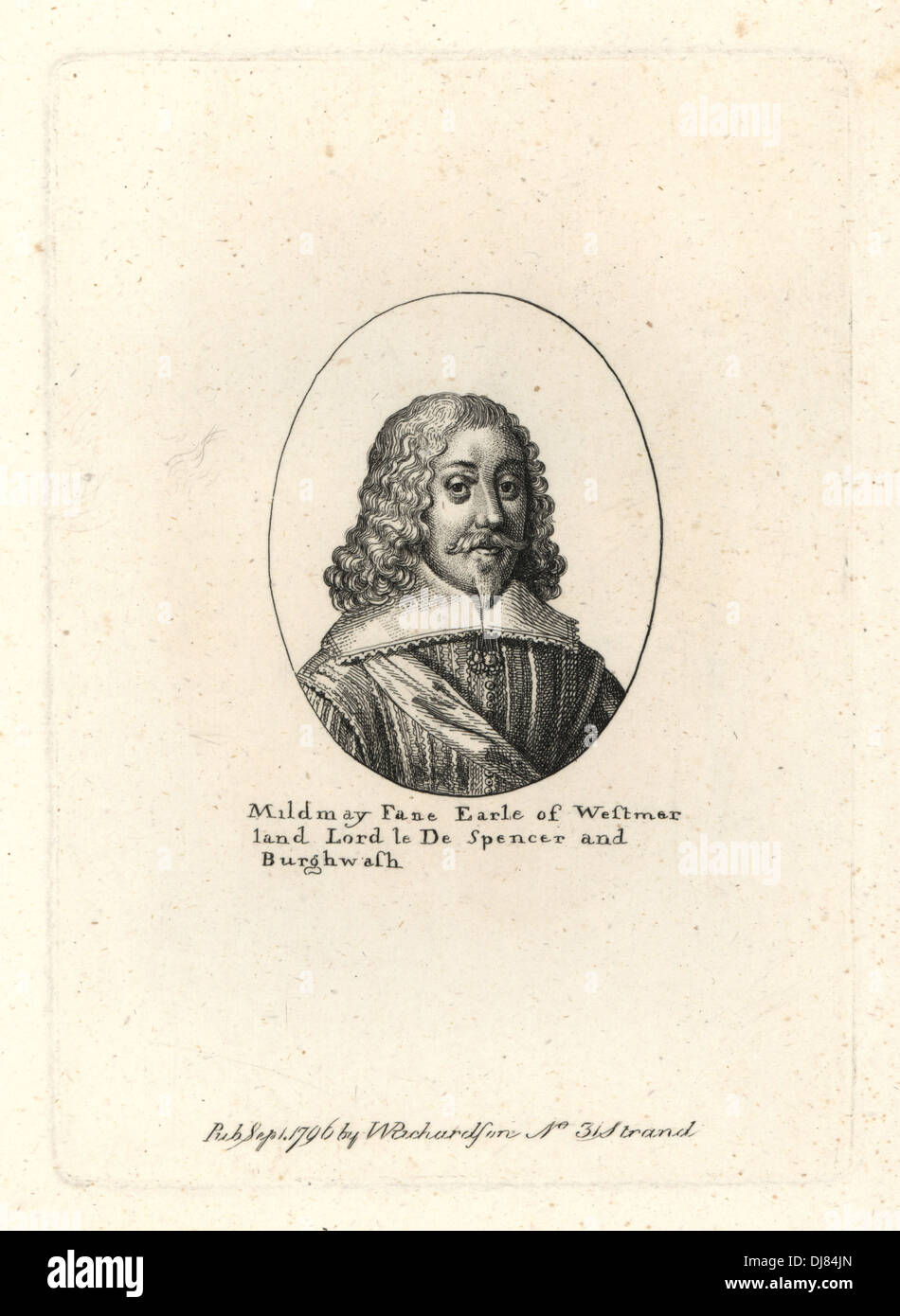 Mildmay Fane, Earl of Westmoreland, gestorben 1665. Stockfoto