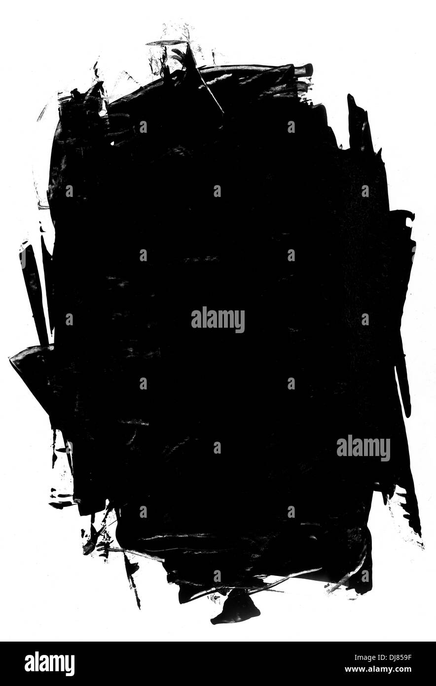 Grunge-Maske und Grenze (lackiert Design Element) Stockfoto