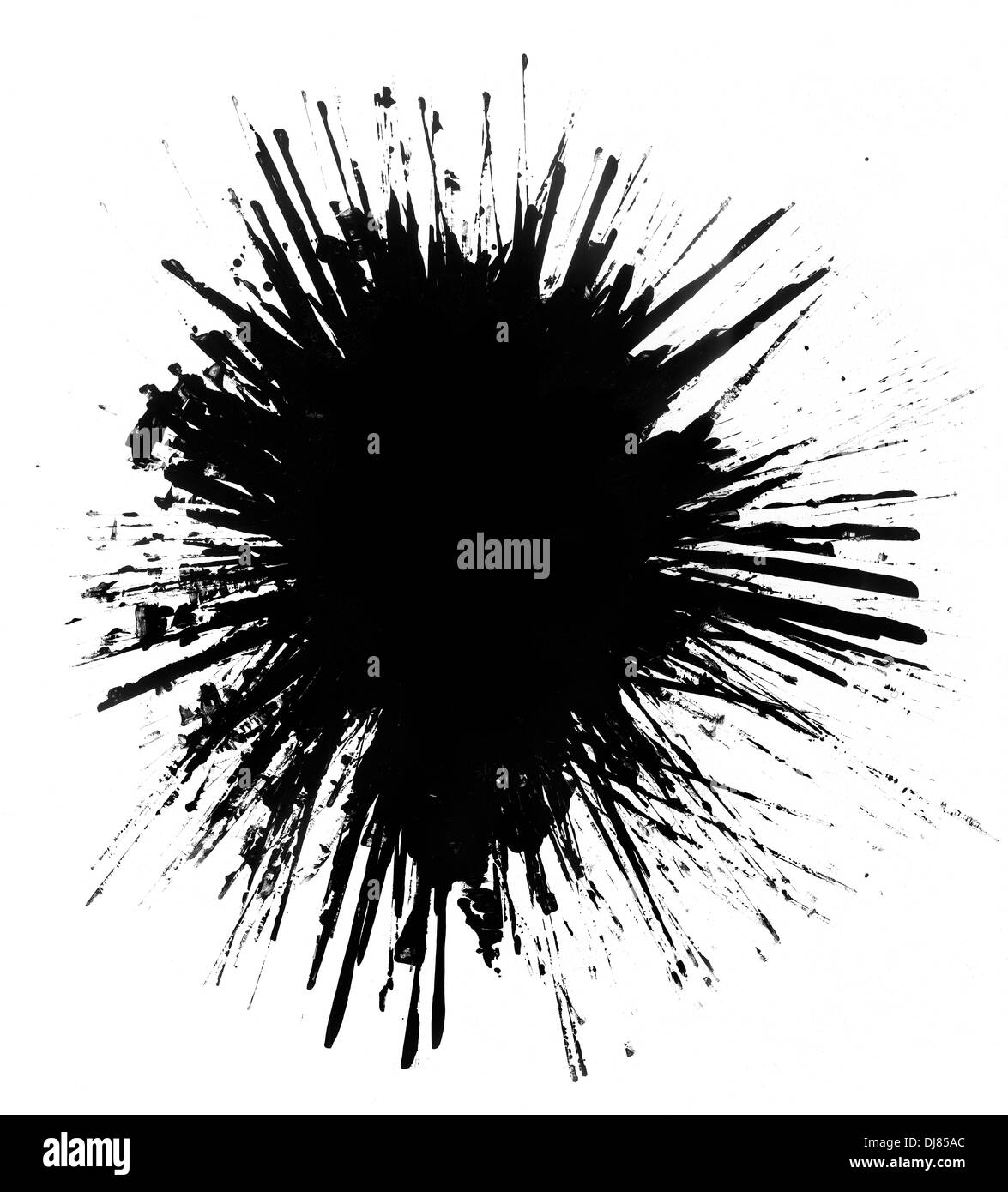 Grunge-Splash-Maske-Effekt (lackiert Design Element) Stockfoto