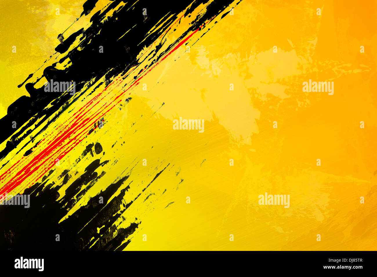Abstrakte gelben Hintergrund (horizontale Design-Element) Stockfoto