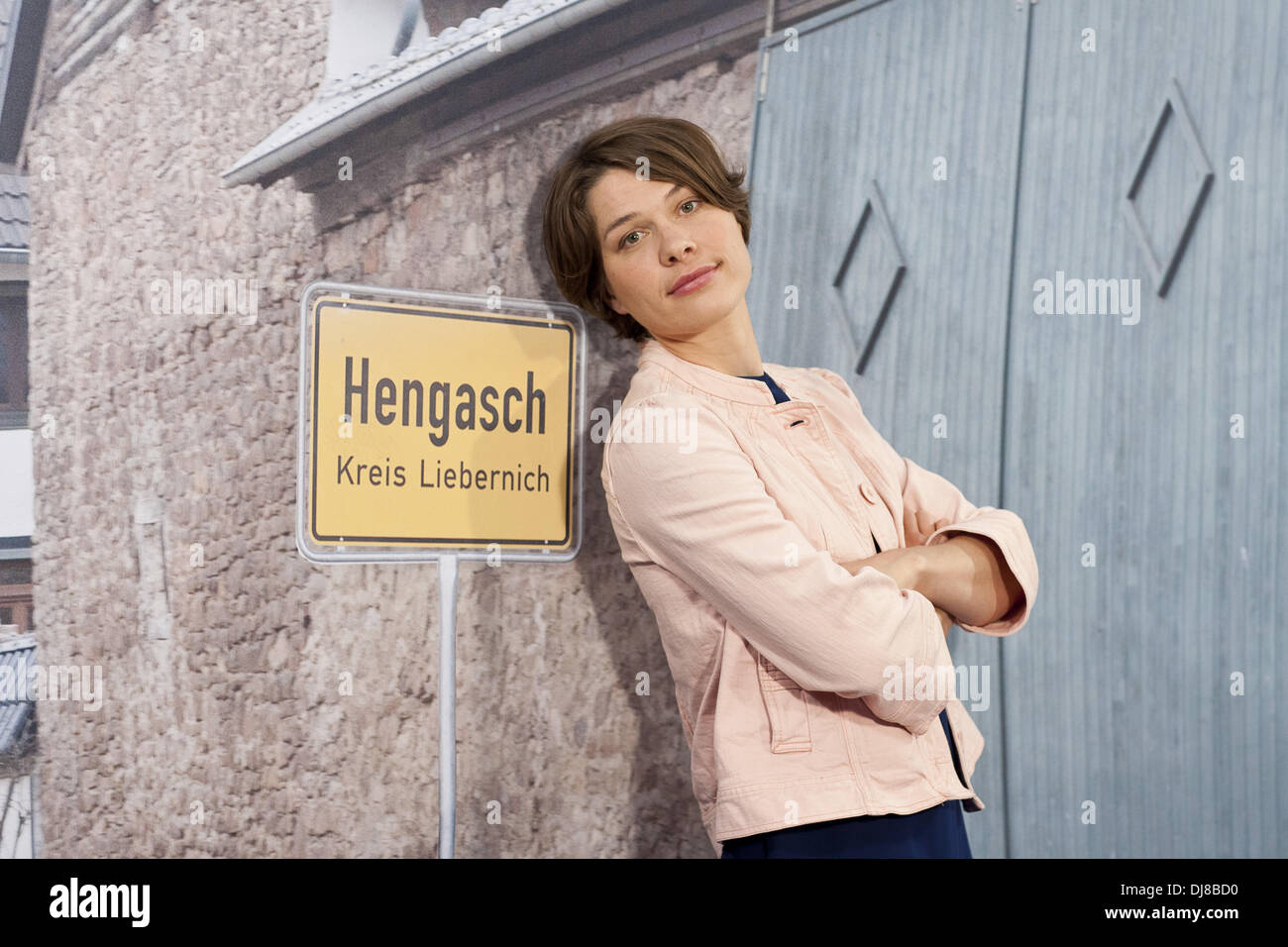 Meike Droste bei Photocall für ARD-ZDF-Serie "Mord Mit Aussicht" Lichtwerk Studios. Hamburg, Deutschland - 20.06.2012 Stockfoto