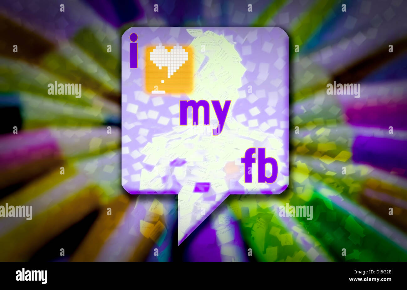 Soziales Netzwerk Stockfoto