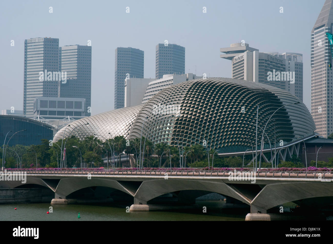 Esplanade - Theatres on the Bay, Singapur Stockfoto