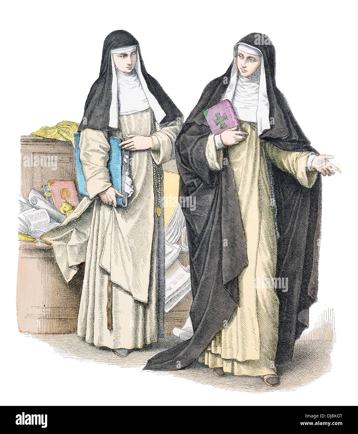 Ende des 18. Jahrhunderts XVIII Orden der Dominikaner Stockfoto, Bild