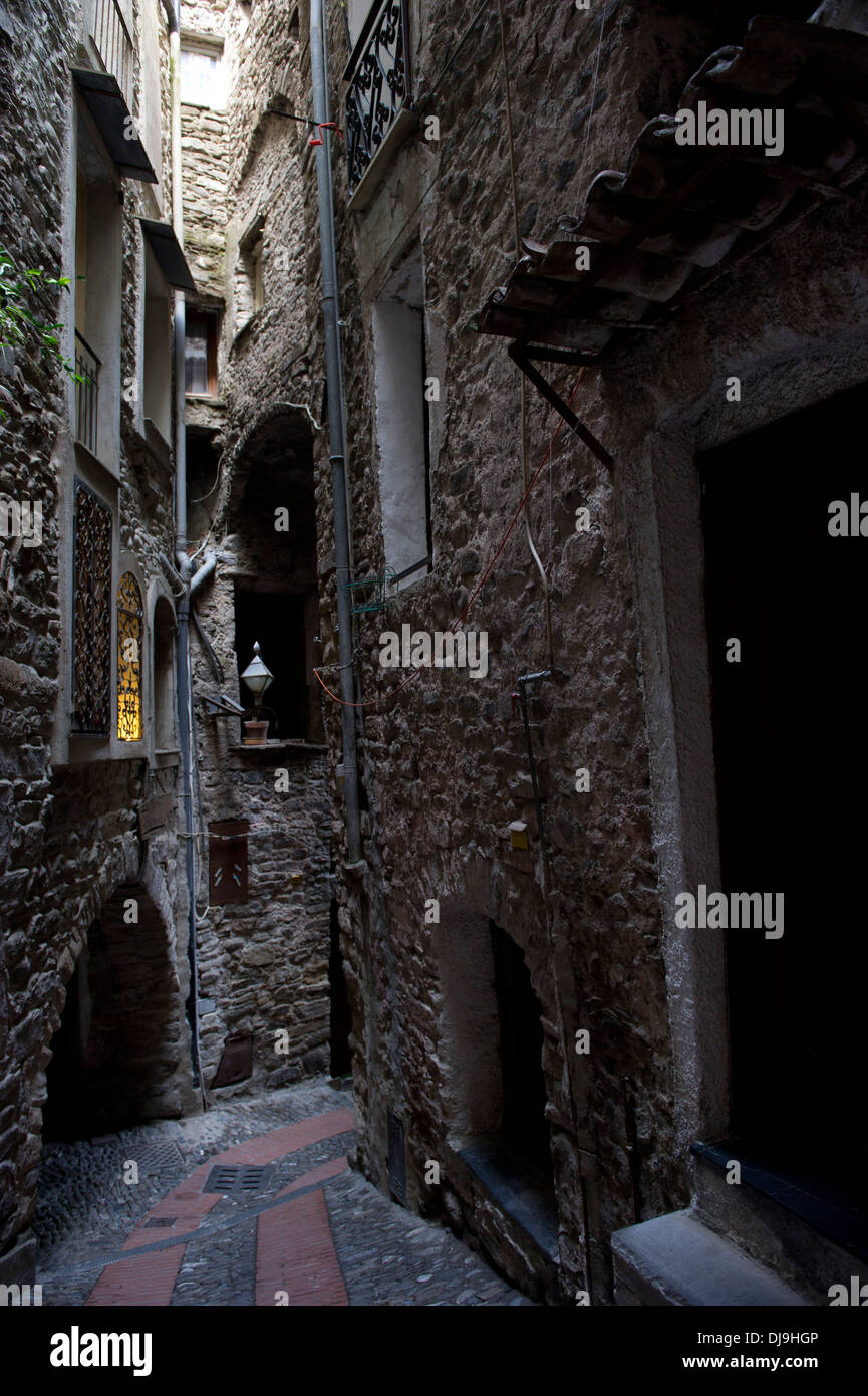 Reisen Europa Italien Ligurien Dolceacqua Mittelalter Val Nervia Burg niemand outdoors Stockfoto