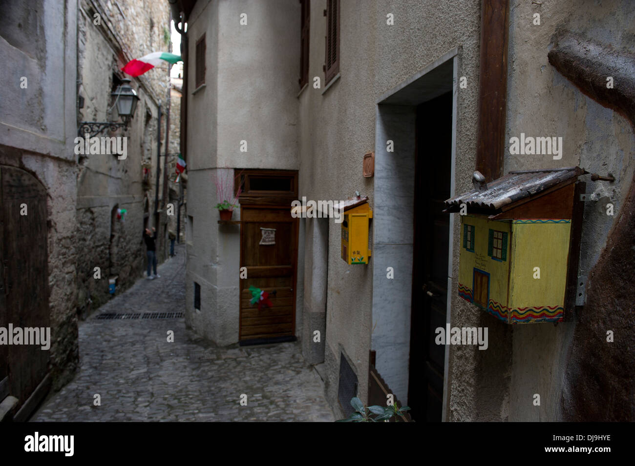 Reisen Europa Italien Ligurien Dolceacqua Mittelalter Val Nervia Burg niemand outdoors Stockfoto