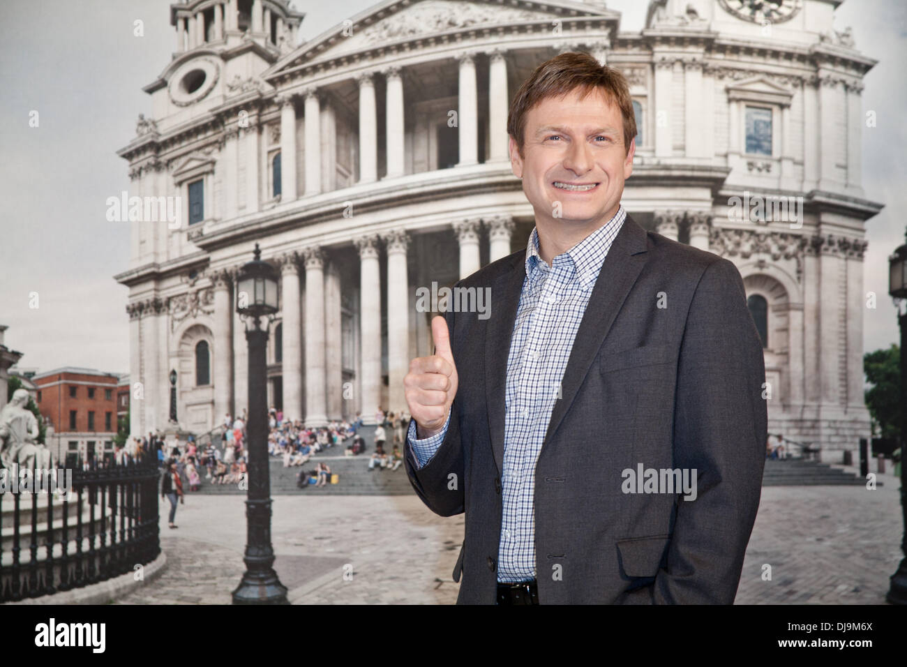 Alexander Bleick bei dem Fototermin für das deutsche TV-Programm "Olympia live" der 2012 Olympischen Spiele in London im Le Royal Meridien Hotel. Hamburg, Deutschland - 10.05.2012 Stockfoto