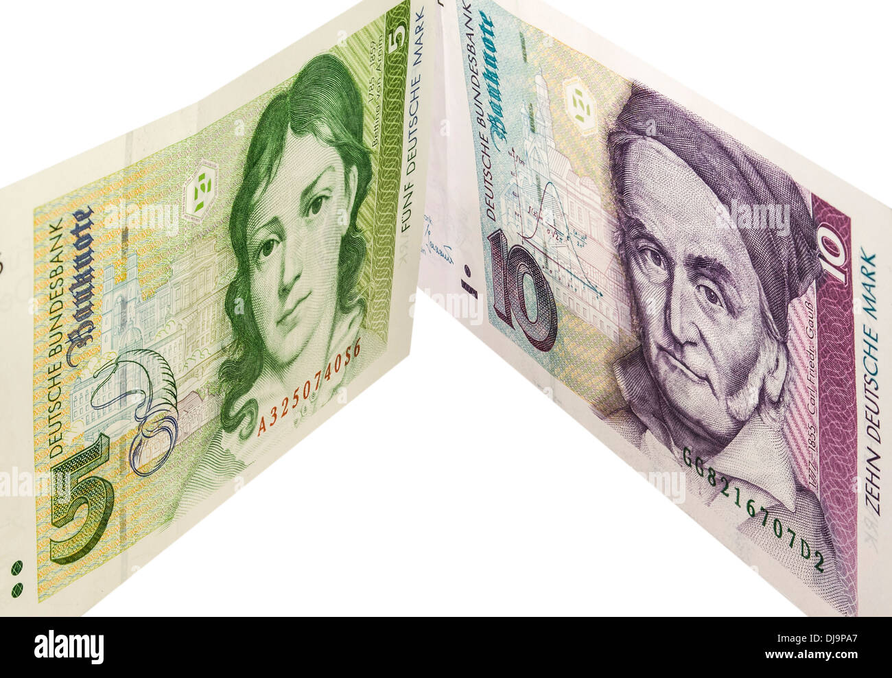 Deutsche Mark Stockfoto