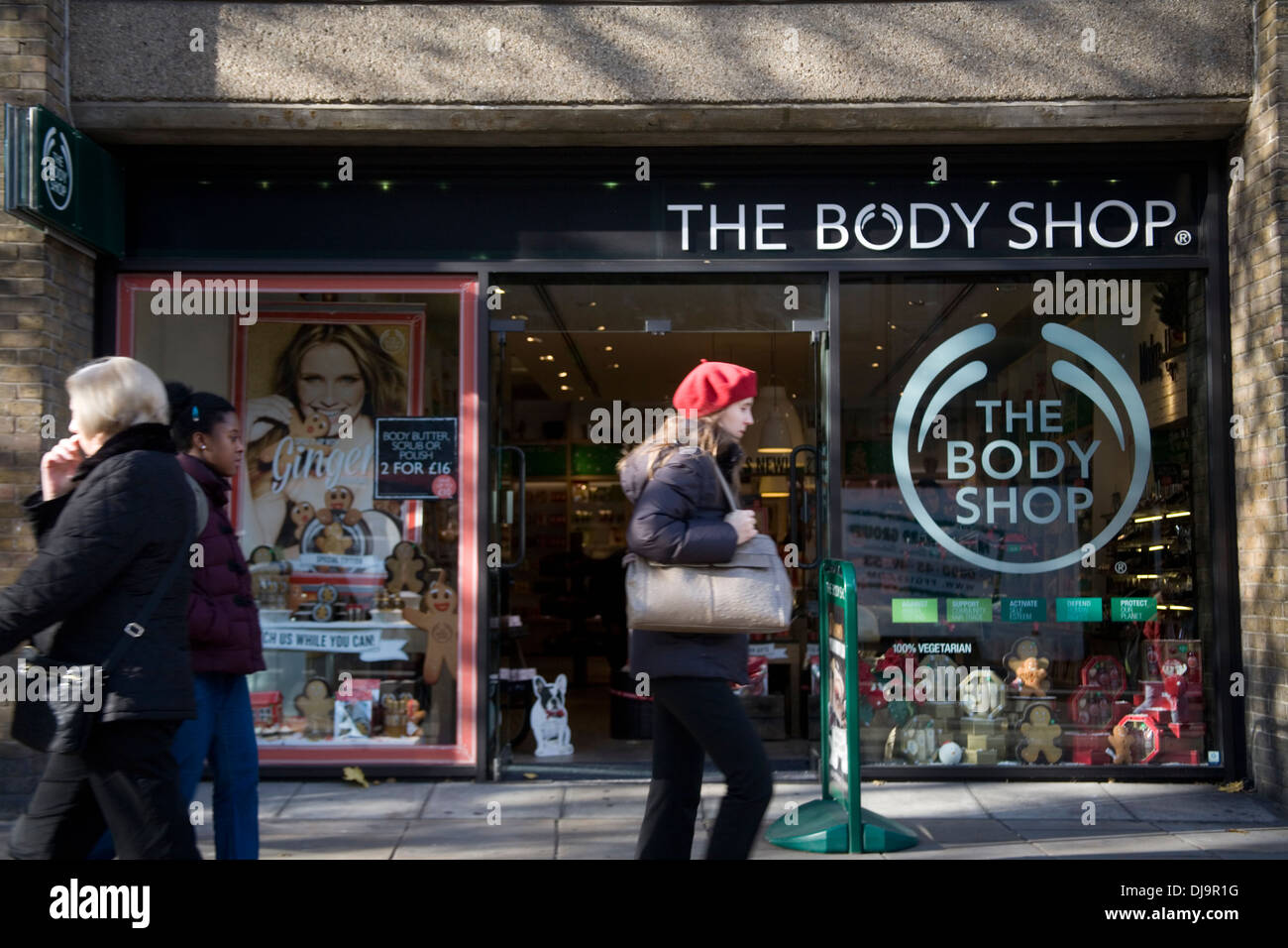 The Body Shop an der High Street, Islington Stockfoto