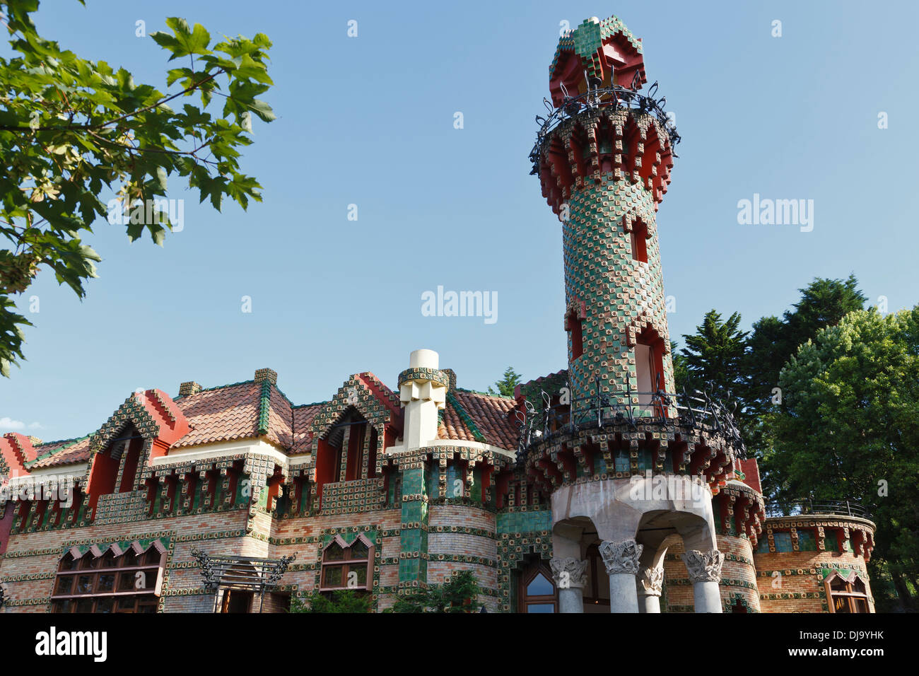 El Capricho de Gaudi, Comillas, Kantabrien Spanien Stockfoto