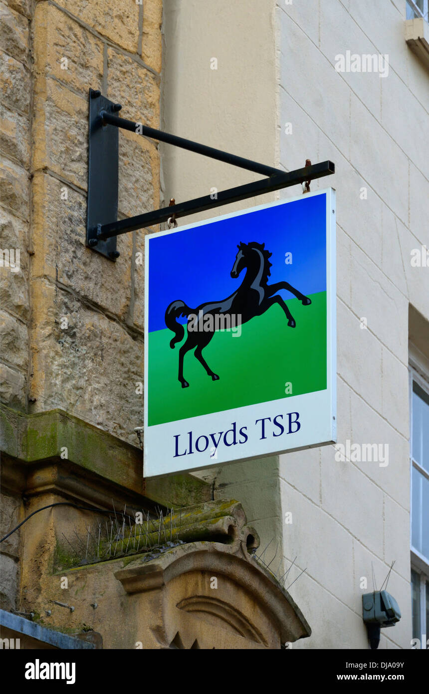 Lloyds TSB. Finkle Street, Kendal, Cumbria, England, Vereinigtes Königreich, Europa. Stockfoto