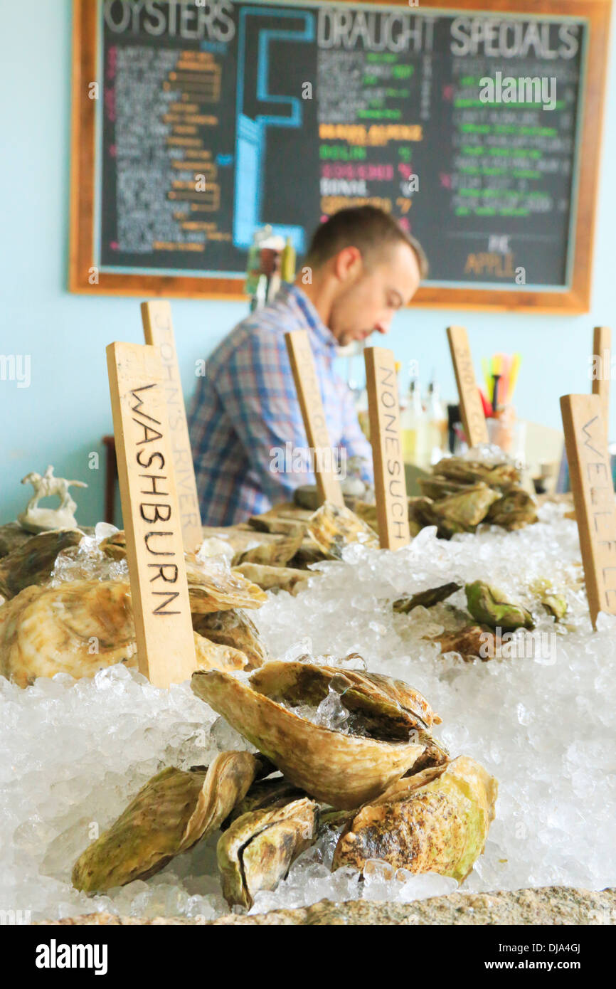 Eventide Restaurant, Portland, Maine, USA Stockfoto