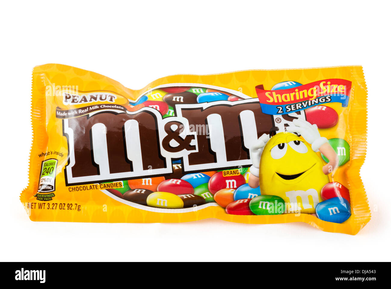 Paket von Peanut M & Ms, USA Stockfoto