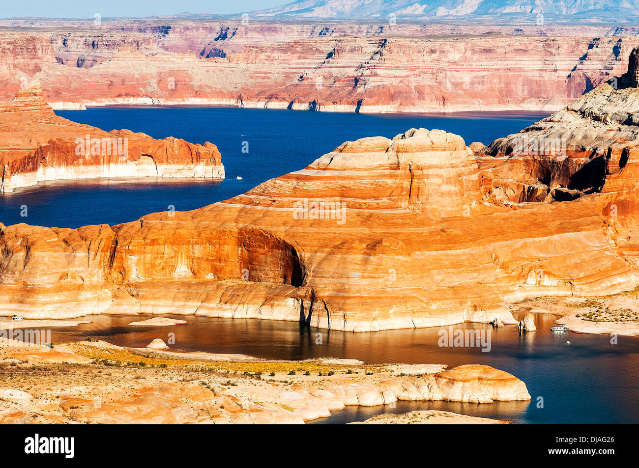 Lake Powell und Glen Canyon, Arizona und Utah, USA Stockfoto