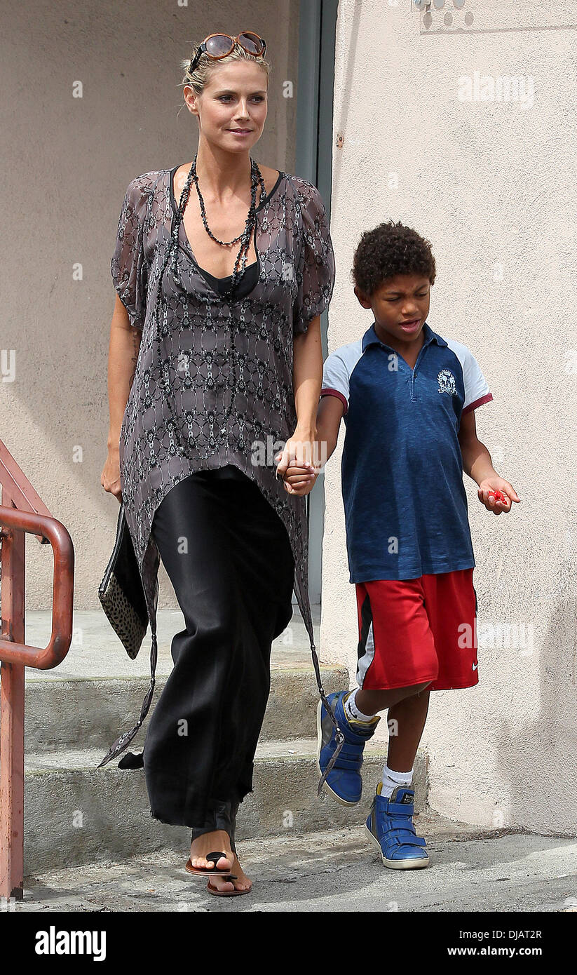 Heidi Klum und Henry Samuel Heidi Klum Therapie Werke LA verlassen ...