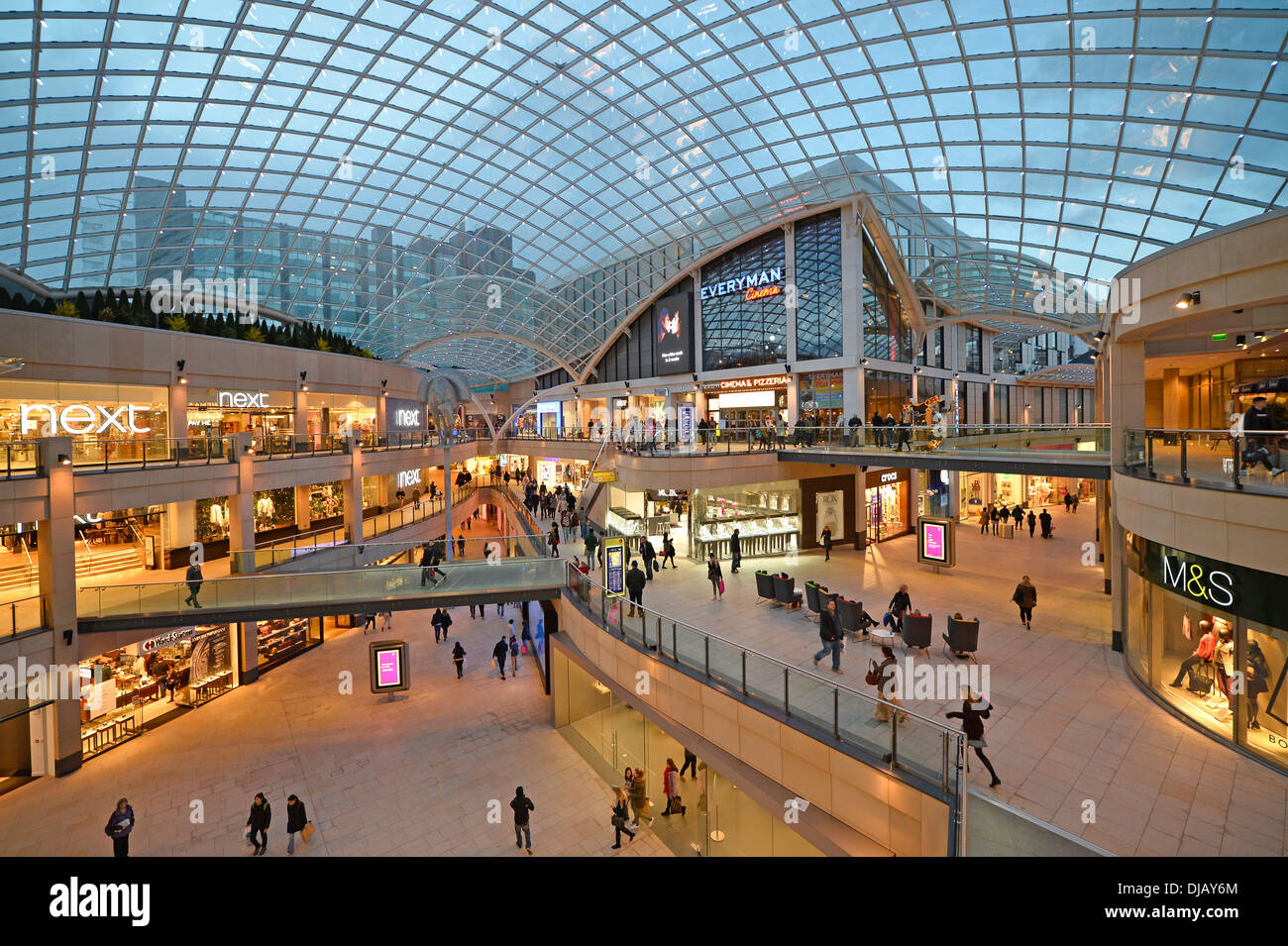 Einkaufszentrum Trinity Leeds, Leeds, West Yorkshire, England, Vereinigtes Königreich Stockfoto