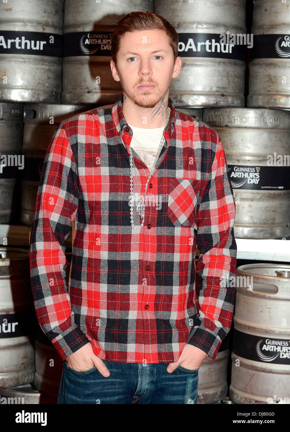 Professor Green alias Stephen Paul Manderson Arthurs Day 2012, The Morrison Hotel in Dublin - 27.09.12 statt Stockfoto