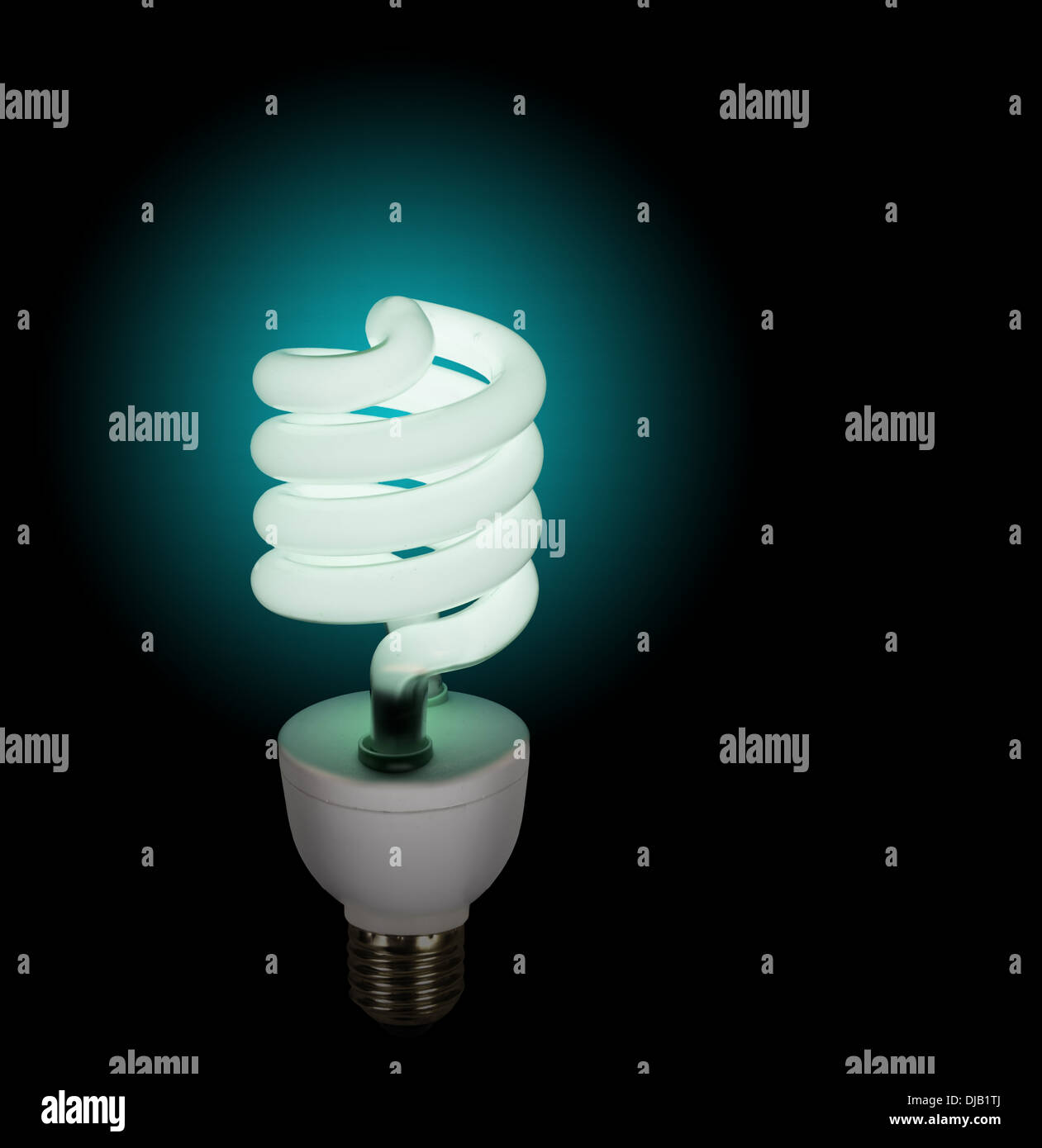 Öko-Lampe, Lampe Hintergrund Stockfoto